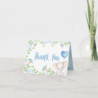 Elephant Baby Danke-Card Einladung