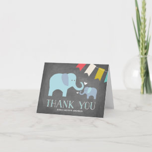 Elephant Baby   Dankeskarte