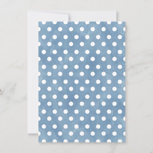 Elephant Baby Dusche Dank Karte (Rückseite)