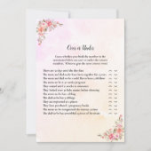 Elephant Baby Dusche über oder unter dem Spiel Einladung (Vorderseite)