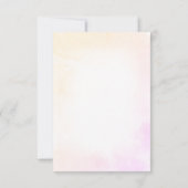 Elephant Baby Dusche Vielen Dank Dankeskarte (Rückseite)