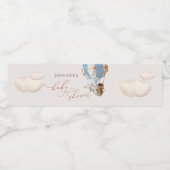 Elephant Baby Dusche Wasserflasche Etikett (Einzelnes Label)