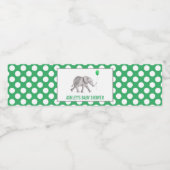 Elephant Baby Dusche Wasserflaschen Etiketten (Einzelnes Label)