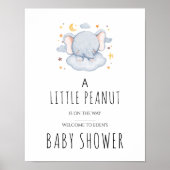 Elephant Baby Duschzeichen Poster (Vorne)