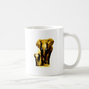 Elephant & Baby Elephant Kaffeetasse