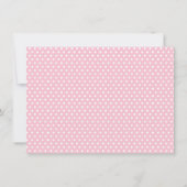 Elephant Baby Girl Shower Einladungen (Rückseite)