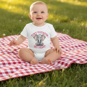 Elephant Baby Jersey Bodysuit Baby Strampler