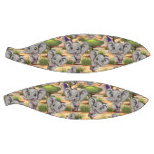 Elephant Baby Jumping Happy in African Savannah Basketball (Panele)