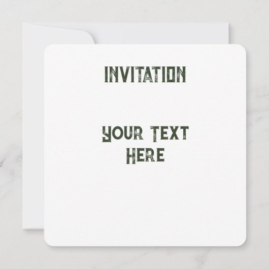 Elephant Baby Jumping Happy in African Savannah Einladung (Rückseite)