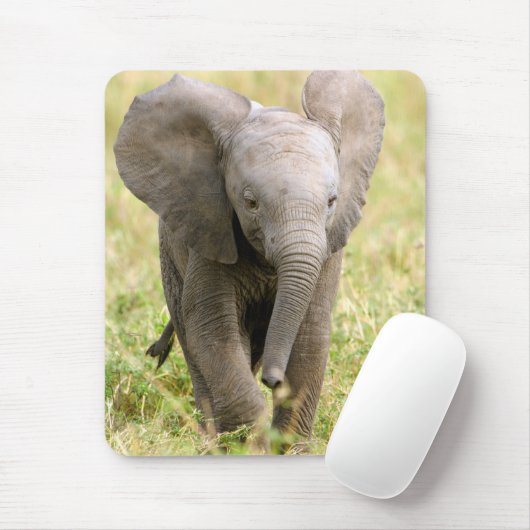 Elephant Baby Mousepad (Mit Mouse)