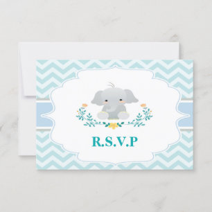 Elephant Baby Shooter RSVP Card