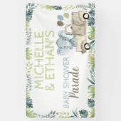 Elephant Baby Shower Banner (Vertikal)