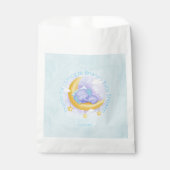 Elephant Baby Shower Boy Blue Geschenktütchen (Vorderseite)