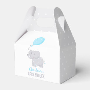 Elephant Baby Shower Boy Niedlich Favor Box Geschenkschachtel