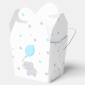 Elephant Baby Shower Boy Niedlich Favor Box Geschenkschachtel (Geöffnet)