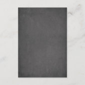 Elephant Baby Shower Diaper Raffle Ticket Begleitkarte (Rückseite)