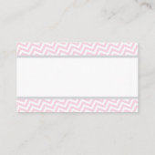 Elephant Baby Shower Diaper Raffle Ticket Pink Begleitkarte (Rückseite)