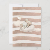 Elephant Baby Shower Einladung (Rückseite)