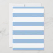 Elephant Baby Shower Einladung Boy Baby Dusche (Rückseite)