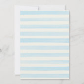 Elephant Baby Shower Einladungen für einen Jungen (Rückseite)