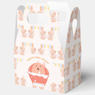 Elephant Baby Shower Fevor Box Geschenkschachtel