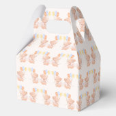 Elephant Baby Shower Fevor Box Geschenkschachtel (Rückseite)