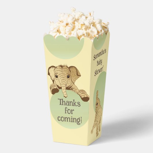 Elephant Baby Shower Fevor Boxes Geschenkschachtel (Geplatzt)