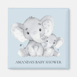 Elephant Baby Shower Fevor Magnet