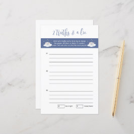 Elephant Baby Shower Game Zwei Wahrheiten und eine