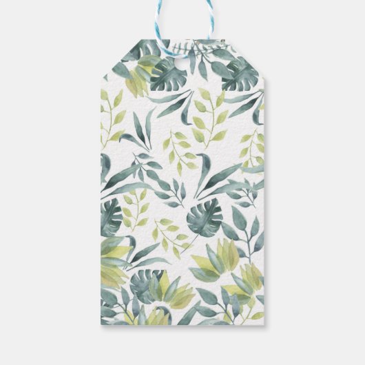 Elephant Baby Shower Geschenkanhänger (Rückseite)