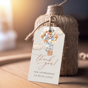 Elephant Baby Shower Geschenktasten Geschenkanhänger