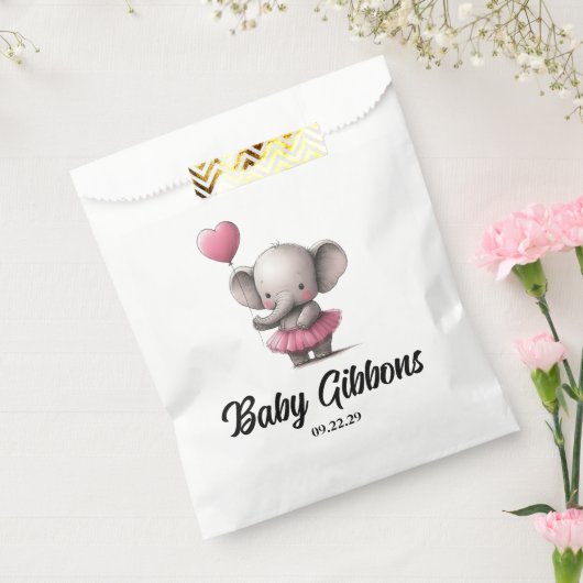 Elephant Baby Shower Geschenktütchen (Versiegelt)