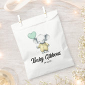 Elephant Baby Shower Geschenktütchen (Ausgeschnitten)