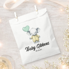 Elephant Baby Shower Geschenktütchen