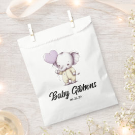 Elephant Baby Shower Geschenktütchen