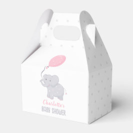 Elephant Baby Shower Girl Niedlich Favor Box Geschenkschachtel