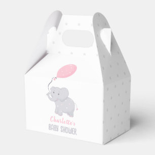 Elephant Baby Shower Girl Niedlich Favor Box Geschenkschachtel