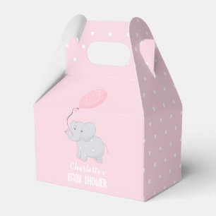 Elephant Baby Shower Girl Niedlich Favor Box Geschenkschachtel