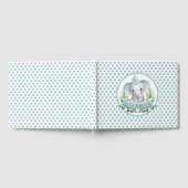 Elephant Baby Shower Guest Book Gästebuch (Voll)