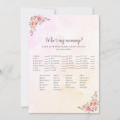 Elephant Baby Shower ist meine Mami Einladung (Vorderseite)