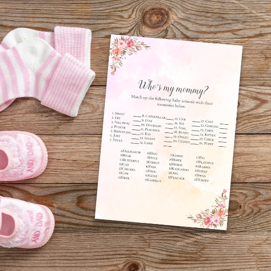 Elephant Baby Shower ist meine Mami Einladung