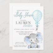 ELEPHANT, BABY SHOWER, JUGENDUSCHE, SEIN JUNGE (Vorne/Hinten)