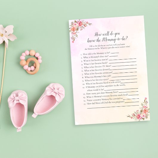 Elephant Baby Shower kennt Mommy Best Game Einladung