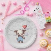 Elephant Baby Shower Pappteller (Party)