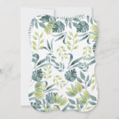 Elephant Baby Shower Parade Einladung (Rückseite)