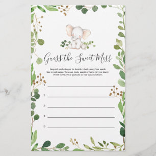 Elephant Baby Shower rät das süße Chaos