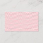 Elephant Baby Shower Registry Inserts in Pink (Rückseite)