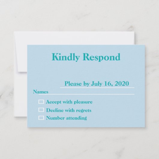 Elephant Baby Shower RSVP Card Karte (Rückseite)