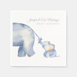 Elephant Baby Shower Serviette