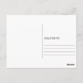 Elephant Baby Shower Vielen Dank Hinweis Polka Dot Postkarte (Rückseite)